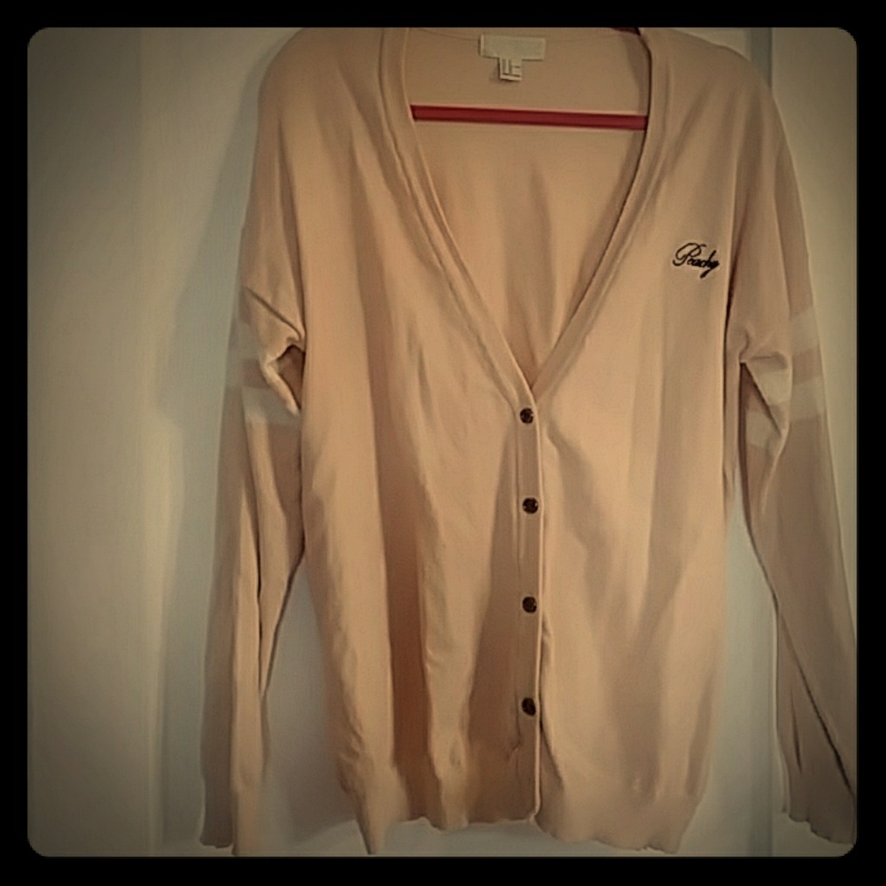 Forever 21+ Peach Cardigan